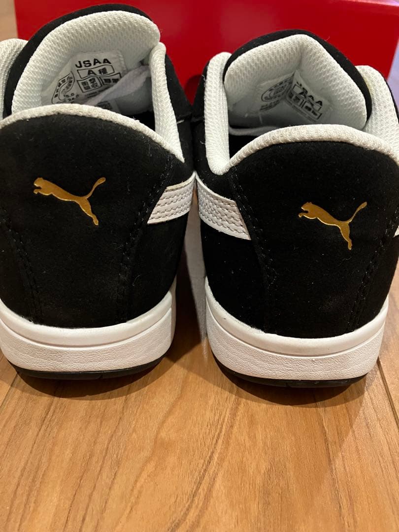 PUMA 安全靴　ブラック/ホワイト