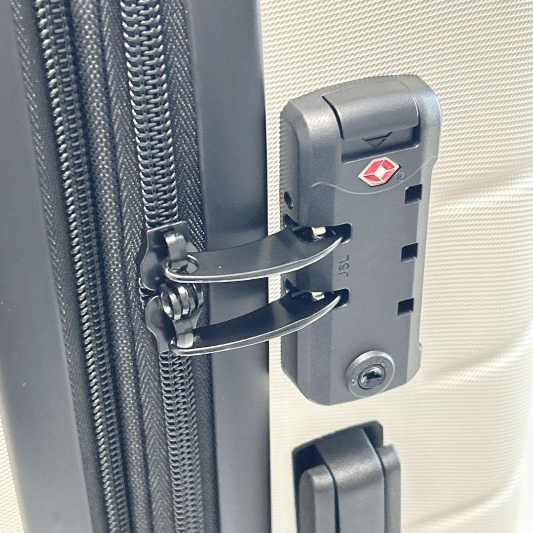 スーツケース Sサイズ ホワイト ✦ 機内持ち込み キャリーケース TSA