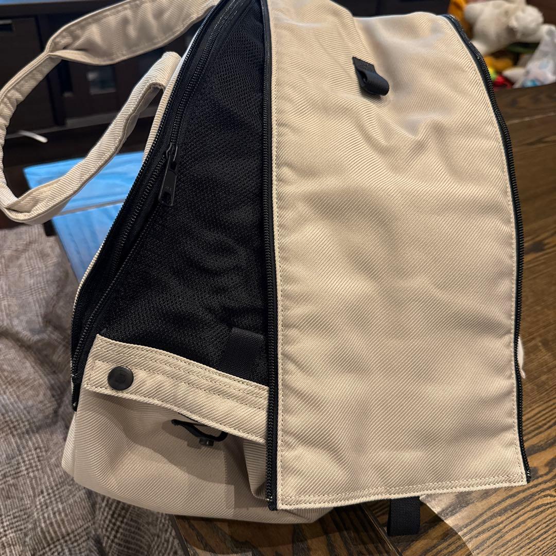 値下げ交渉可！PORTER ペットキャリーバッグ ベージュ　半月型