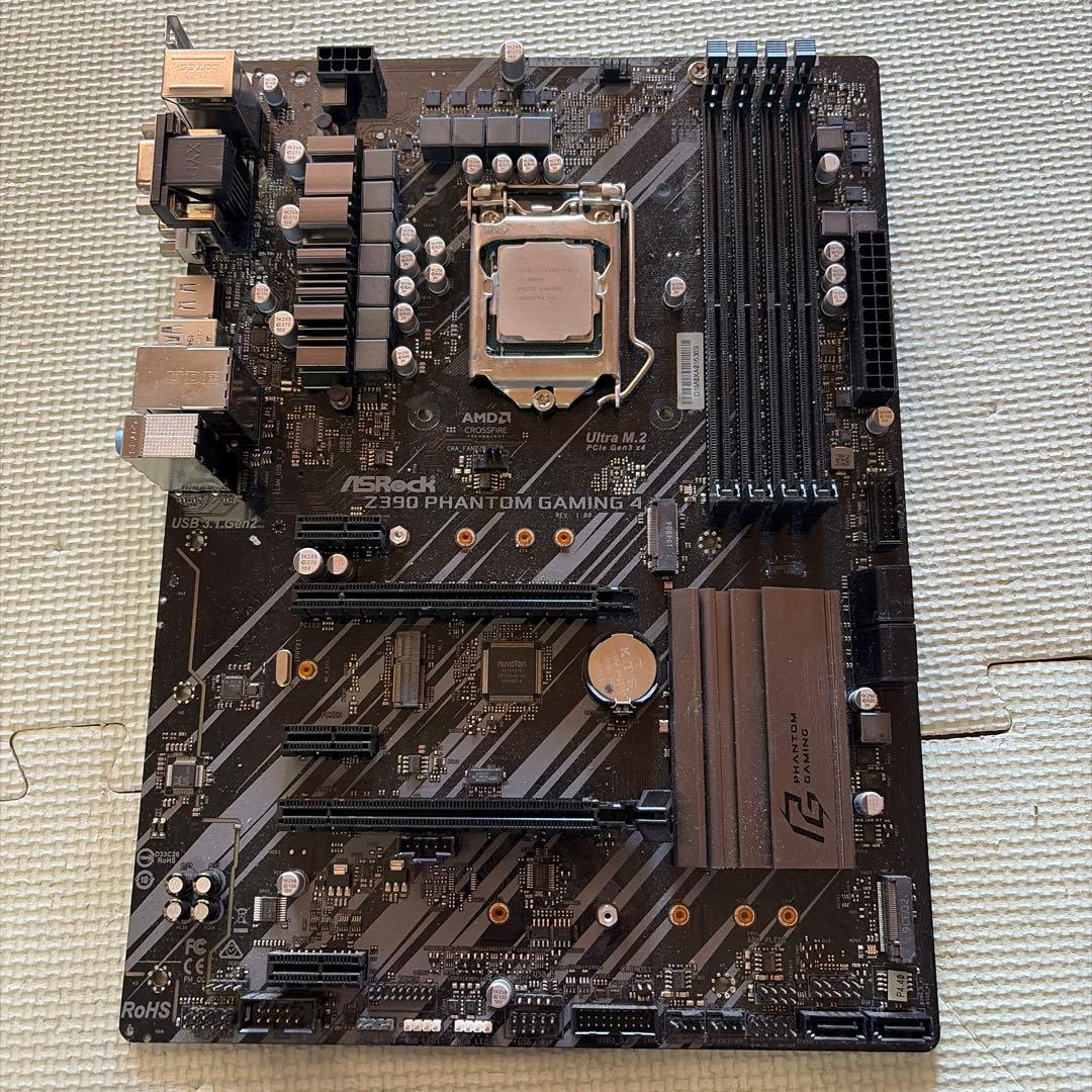 Intel 40周年- 6コアCore i7-8086K マザーボードz390