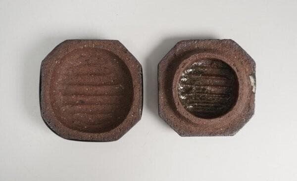 大野鈍阿 香合 用心箱 茶道具