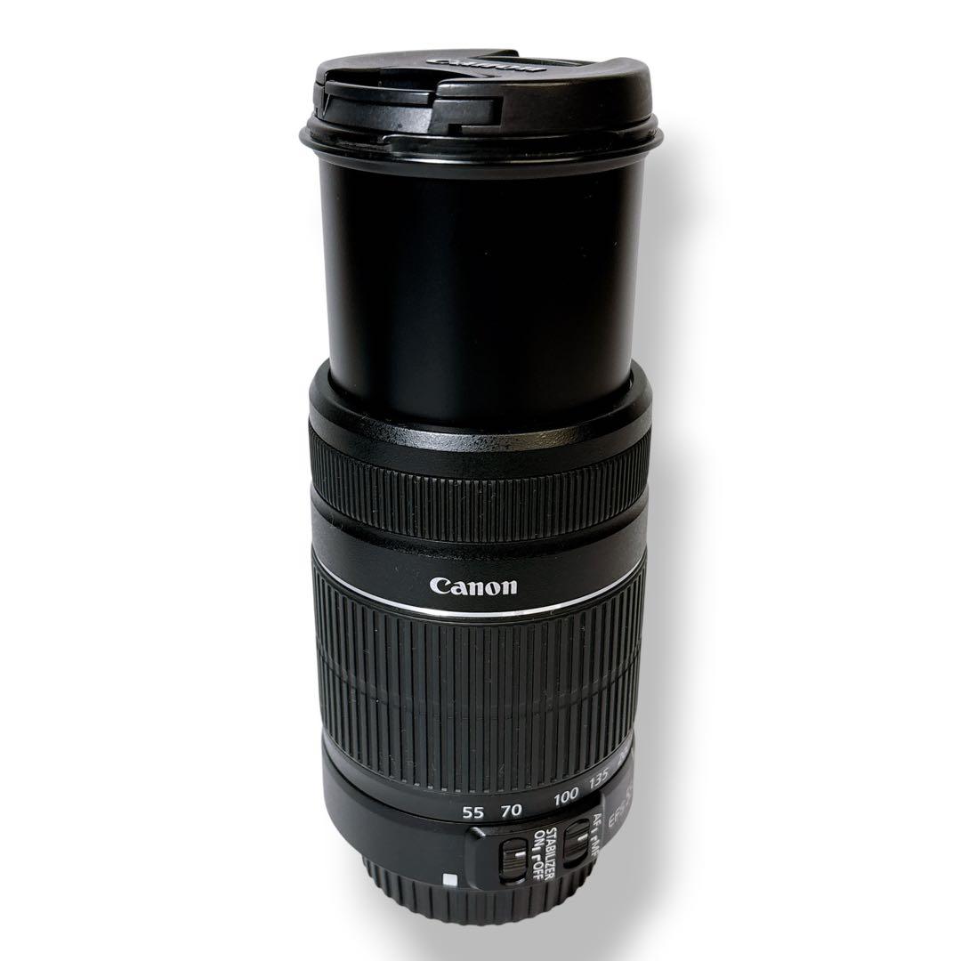 【美品】Canon EF-S 55-250mm F4-5.6 IS Ⅱ フード付