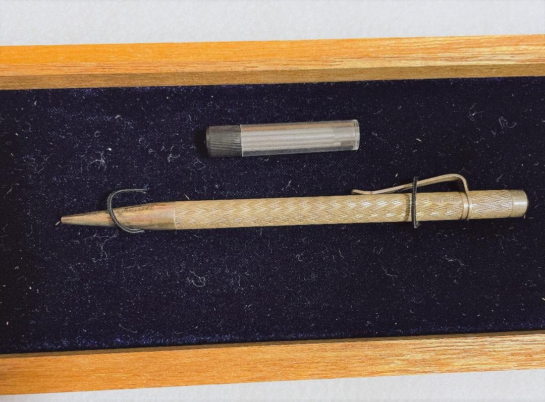 超希少 1920年製 ダンヒル 純銀製ペンシル 100年前の逸品 箱付