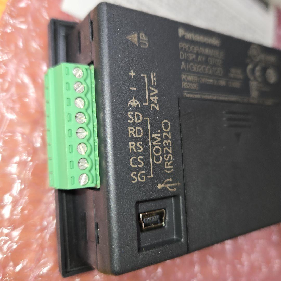 Panasonic 小型プログラマブル表示器 GT02品番AIG02GQ12D