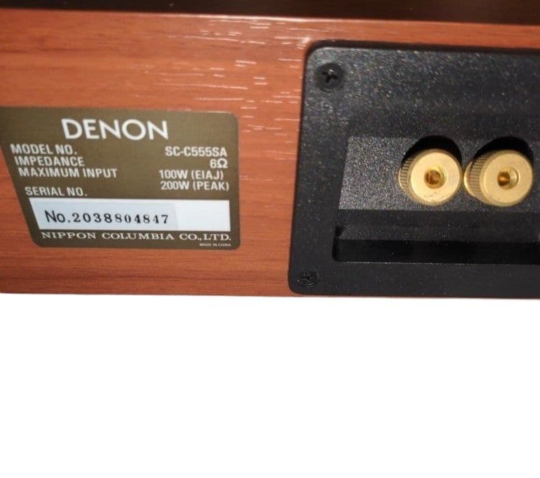 美品　SC-C555SA　デノン　DENON　センタースピーカー