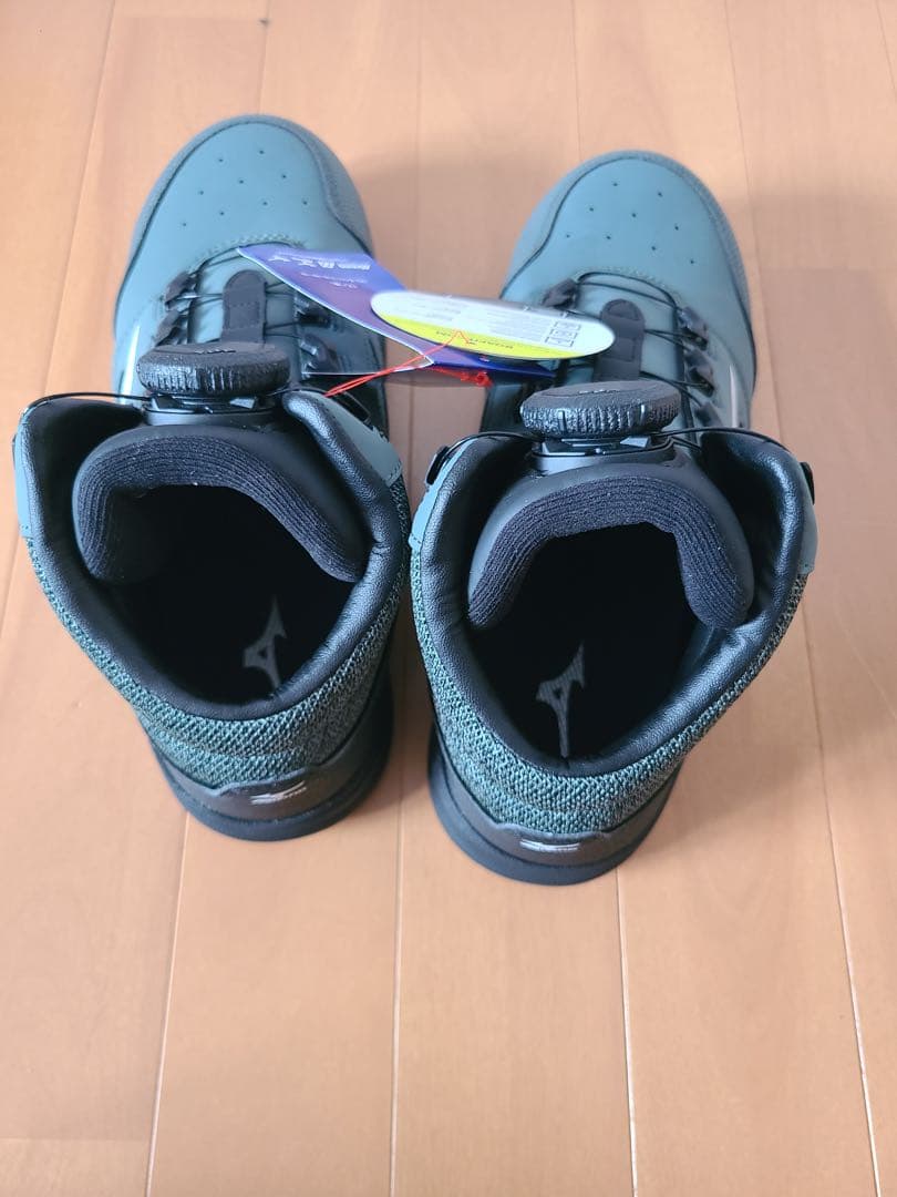 Mizuno VGS グレー 安全靴 BOAシステム