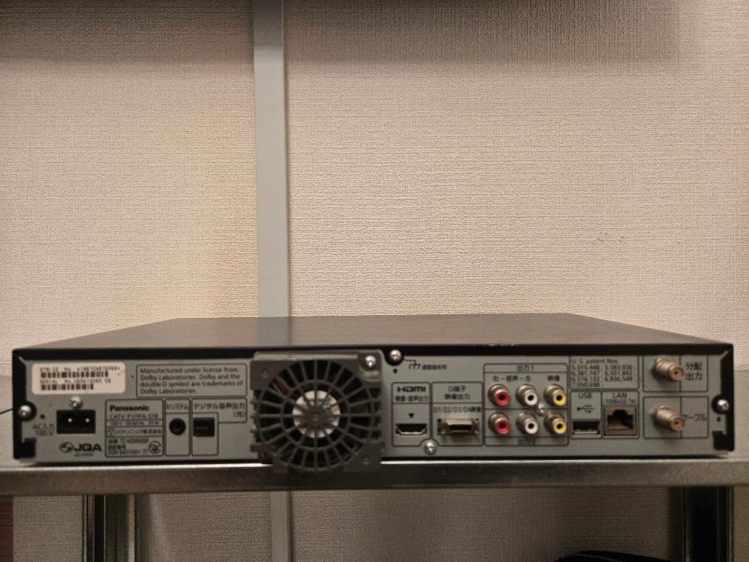 Panasonic HD-W600F CATVデジタルSTB　リモコン付き