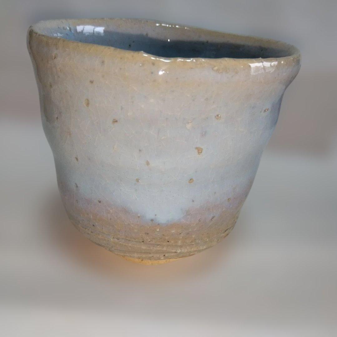 大華山鳥雲•納富晋の茶碗 未使用　桐箱入