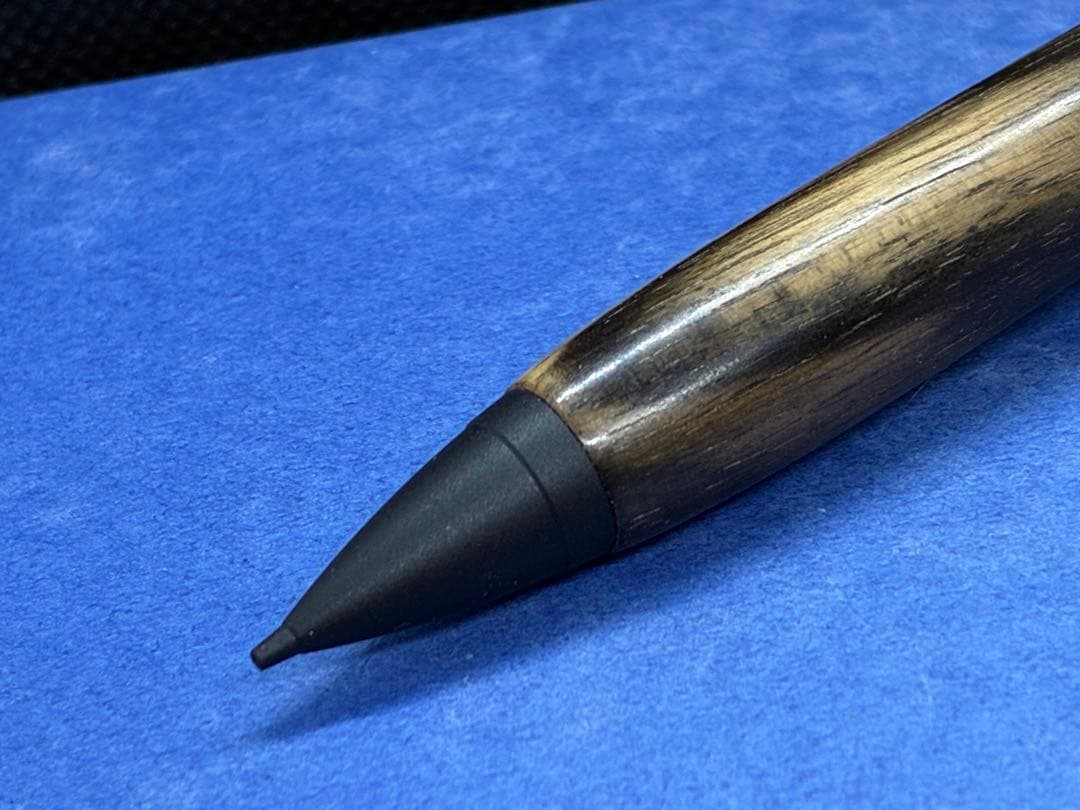 【早い者勝ち】黒柿　シャープペンシル0.5 木軸ペン　加藤金属　オイル無し