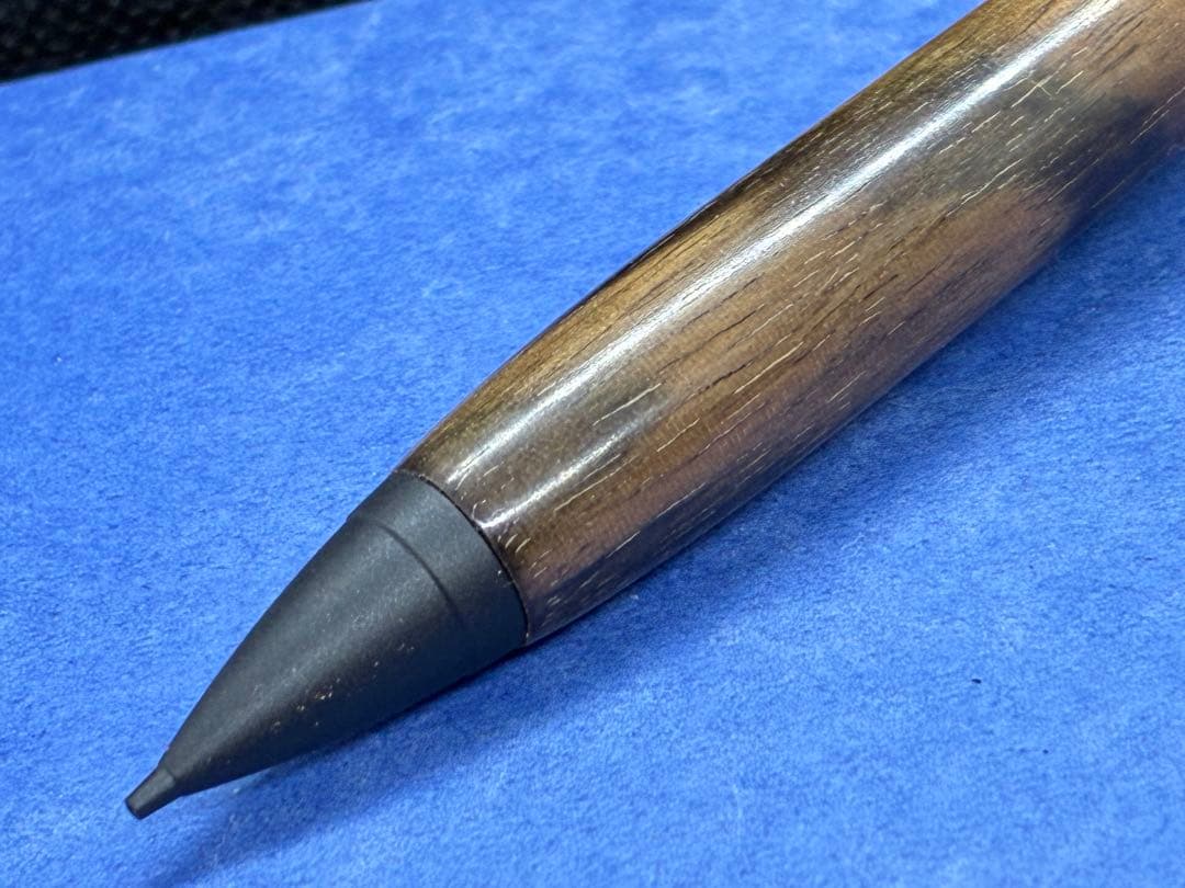 【早い者勝ち】黒柿　シャープペンシル0.5 木軸ペン　加藤金属　オイル無し