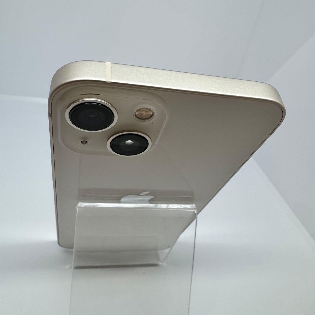 【美品】iPhone 13 256GB WHITE 大容量バッテリー100%
