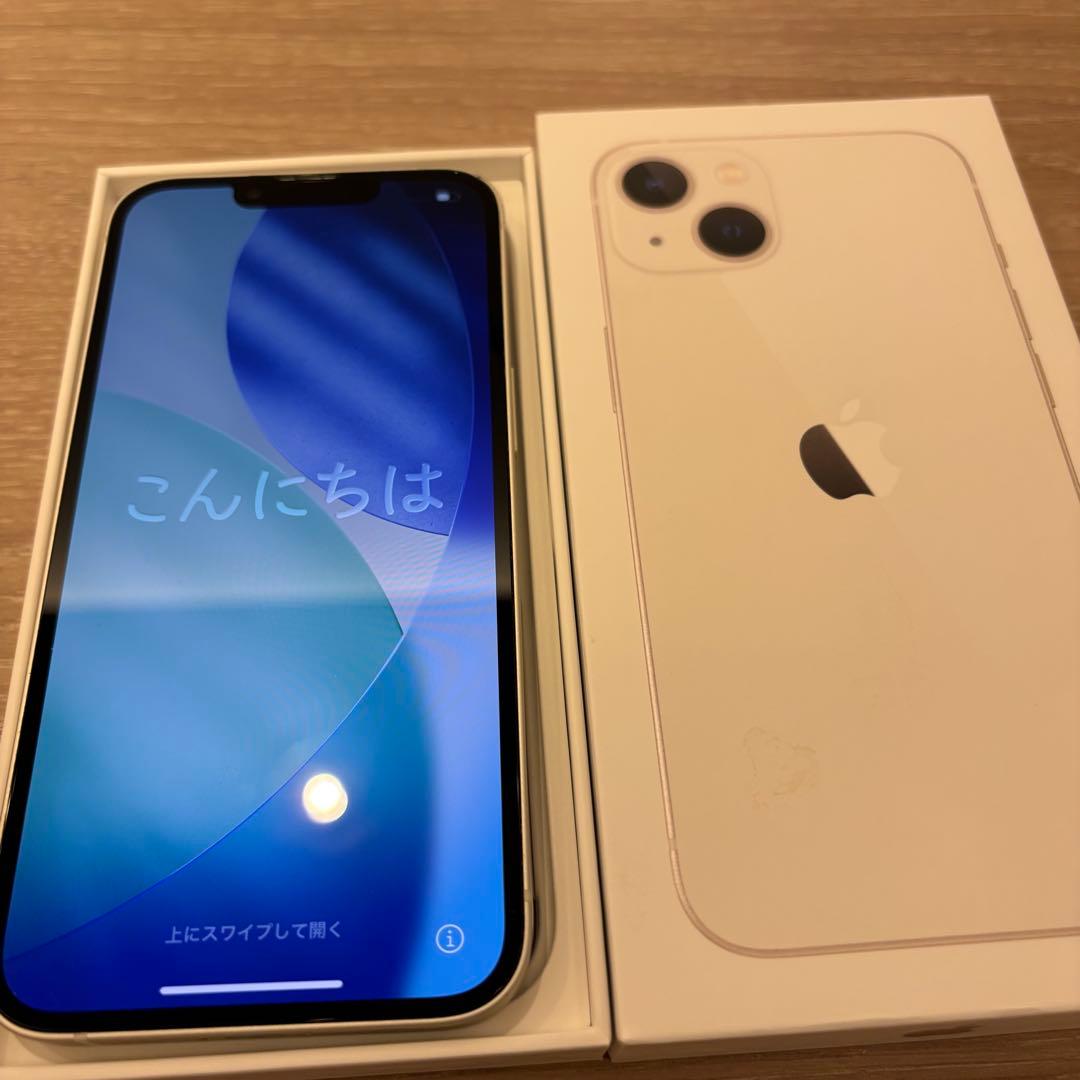 iPhone13 スターライト 128GB SIMフリー　バッテリー85%