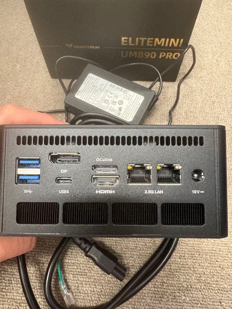 ELITEMINI UM890 Pro ミニPC 64GB SSD1tb