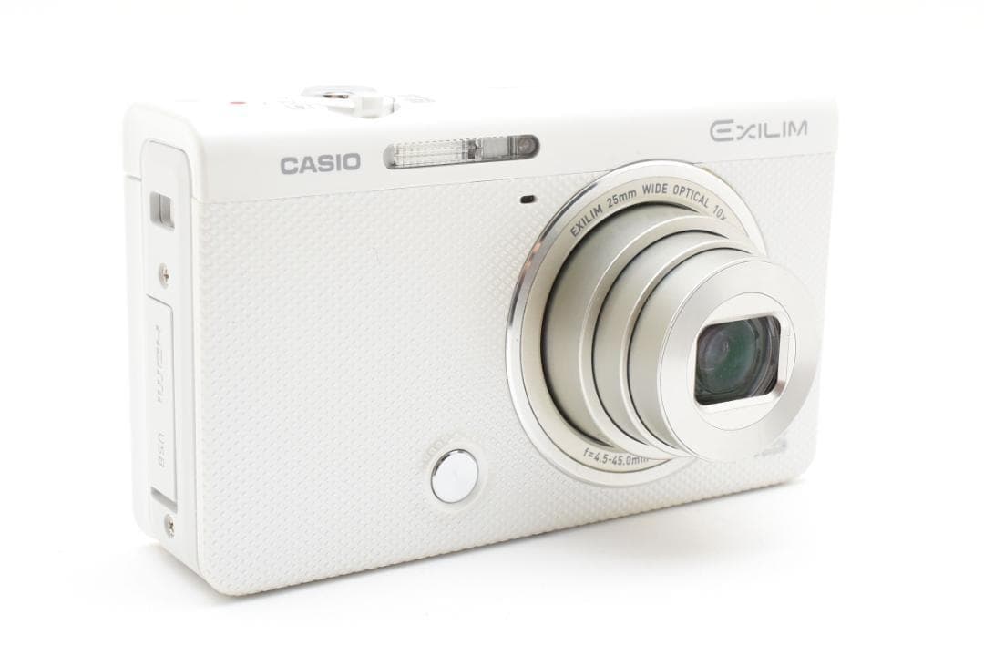 【極美品】 カシオ CASIO EXILIM EX-ZR70 ホワイト 動作良好