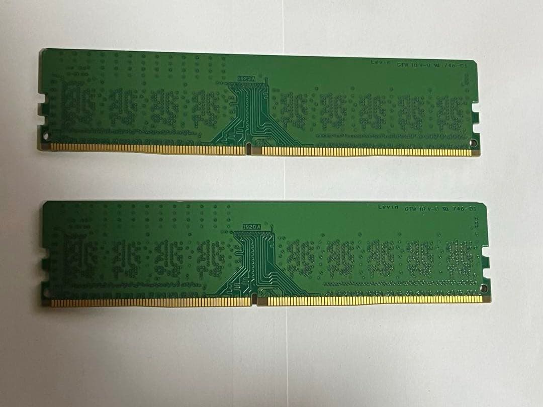 Crucial 　CT8G4DFS824A　DDR4 8GB メモリ 2枚セット