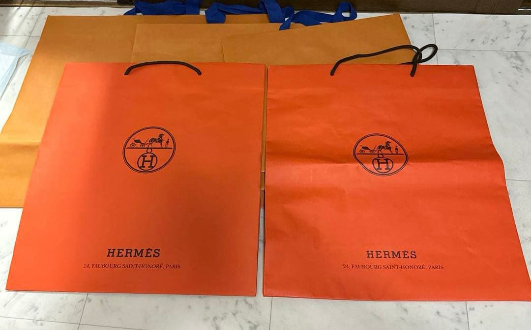 新品特大Vuitton Chanel Bottega Hermesショッパー9枚