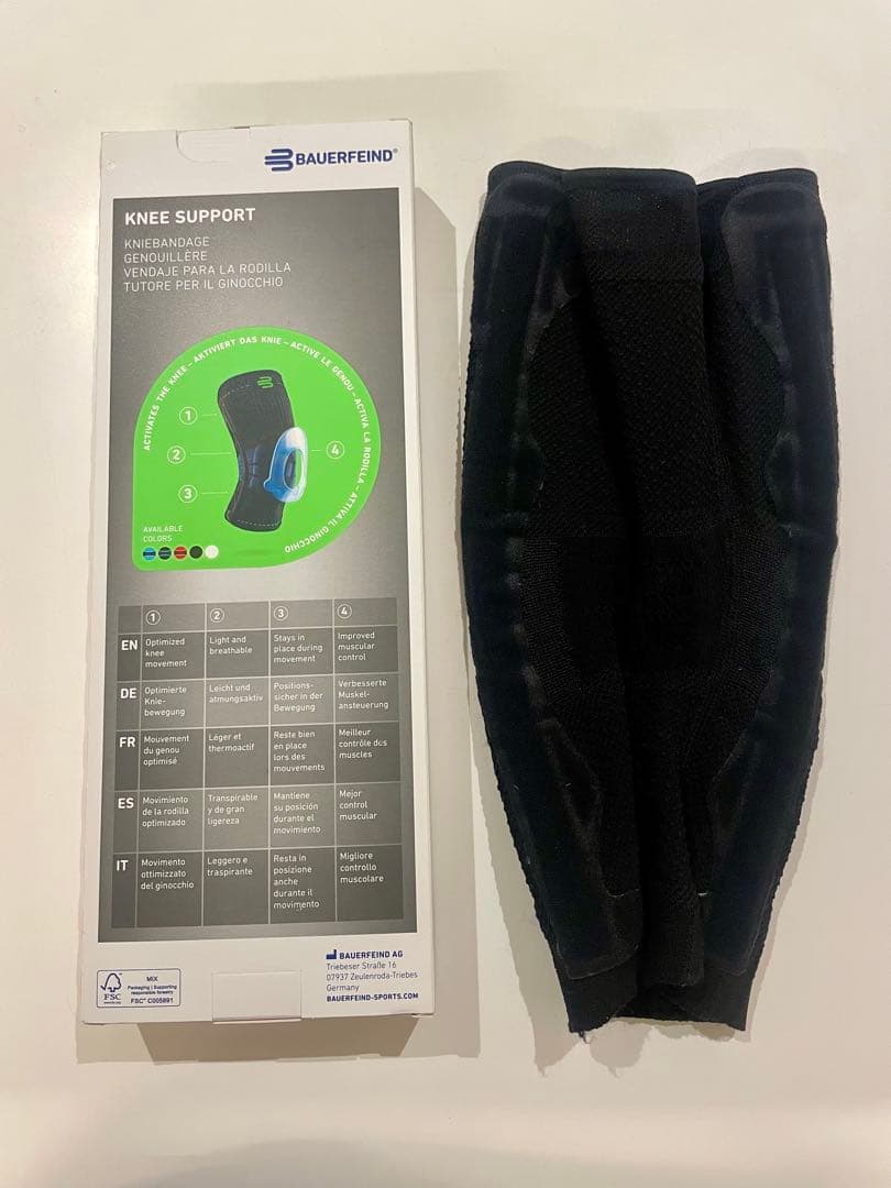 正規品　BAUERFEIND SPORTS 膝サポーター M