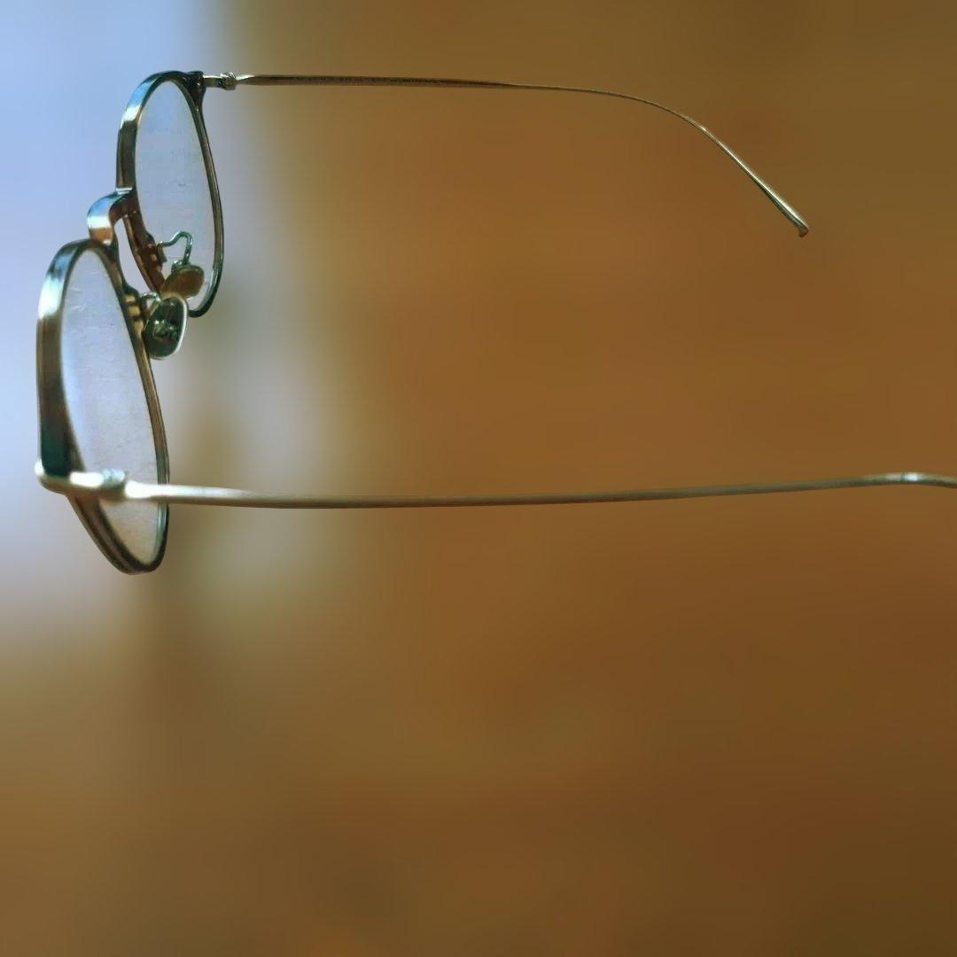 【JINS】ブラウンラウンドメタルフレーム眼鏡☆