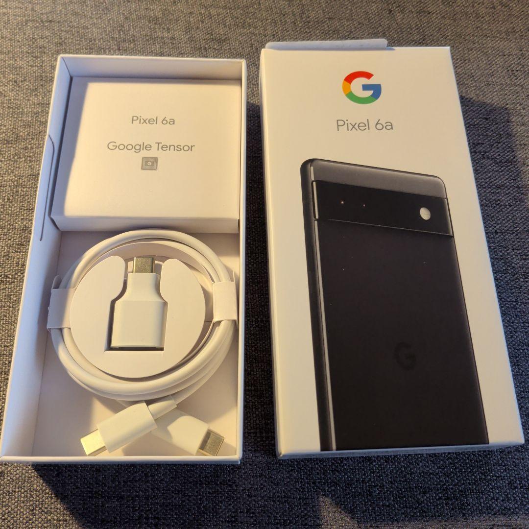 Google Pixel 6a 本体 チャコール 黒 128G 美品