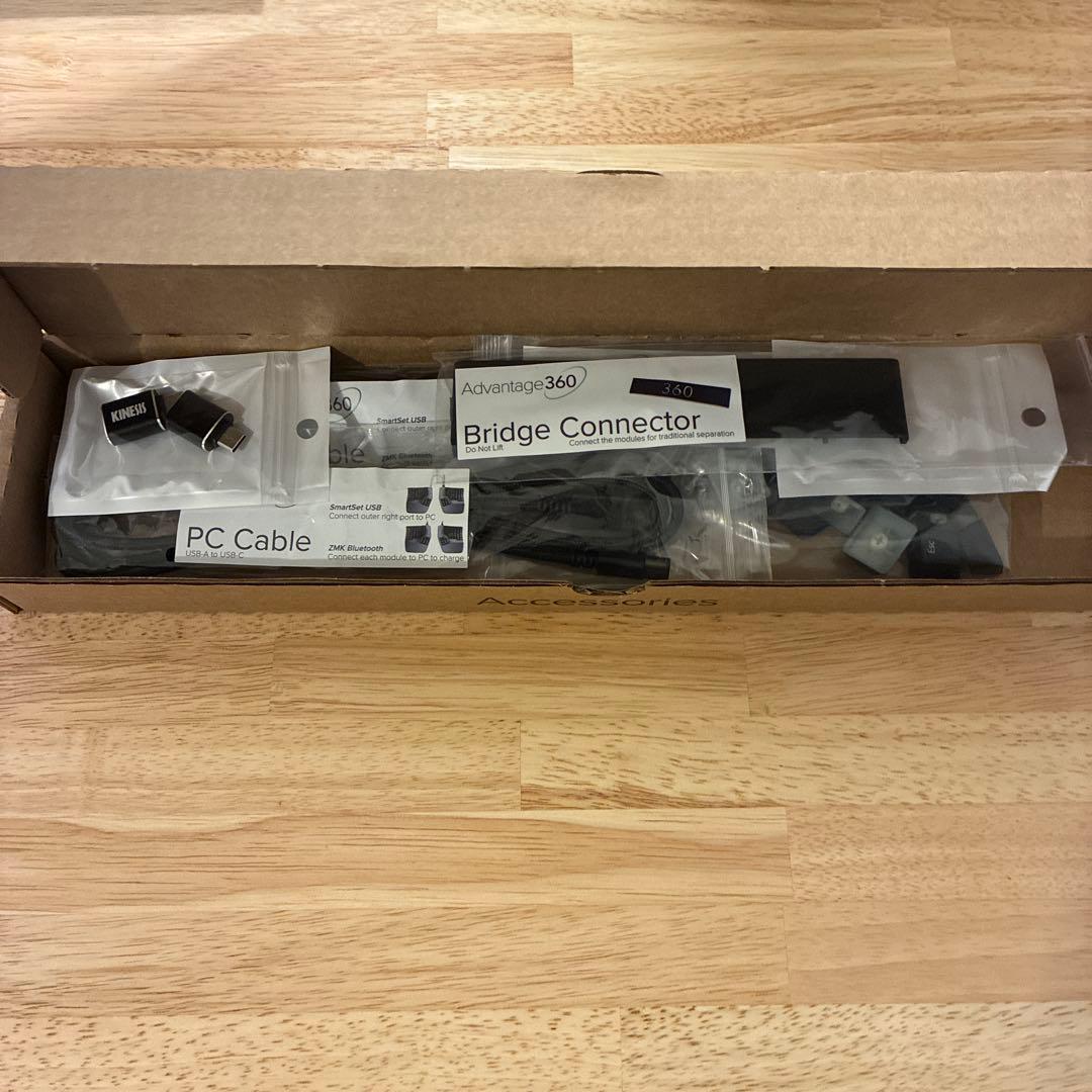 Kinesis Advantage 360 Pro 静音ピンク軸 無刻印セット