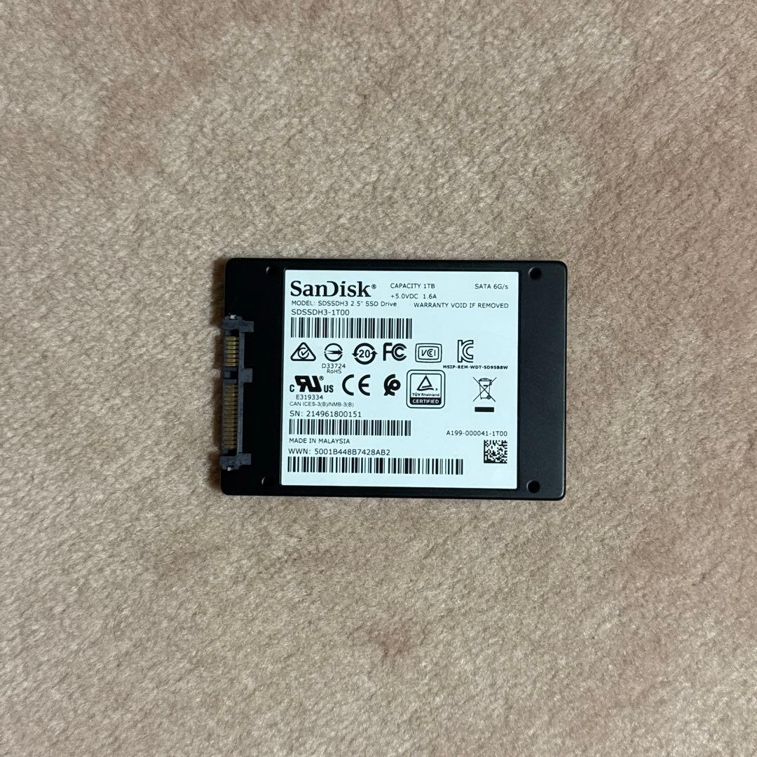 内蔵型SSD SanDisk Ultra 3D SSD 2.5\" 1TB