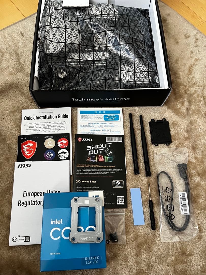 Core i5 13600K ＆ MSI B760M MORTAR WIFI