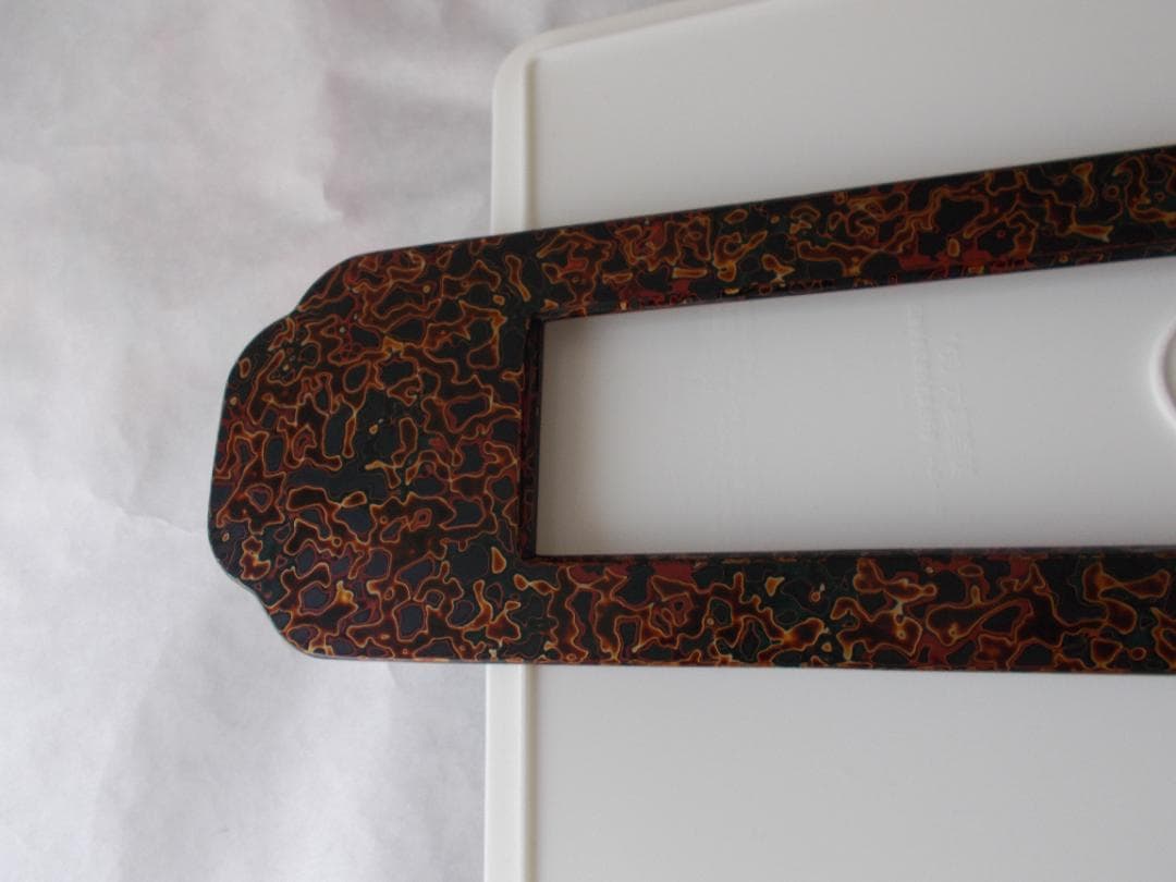 津軽塗　短冊掛け　漆器　伝統工芸　茶道　書道　俳句　和歌　絵　天然木　箱なし