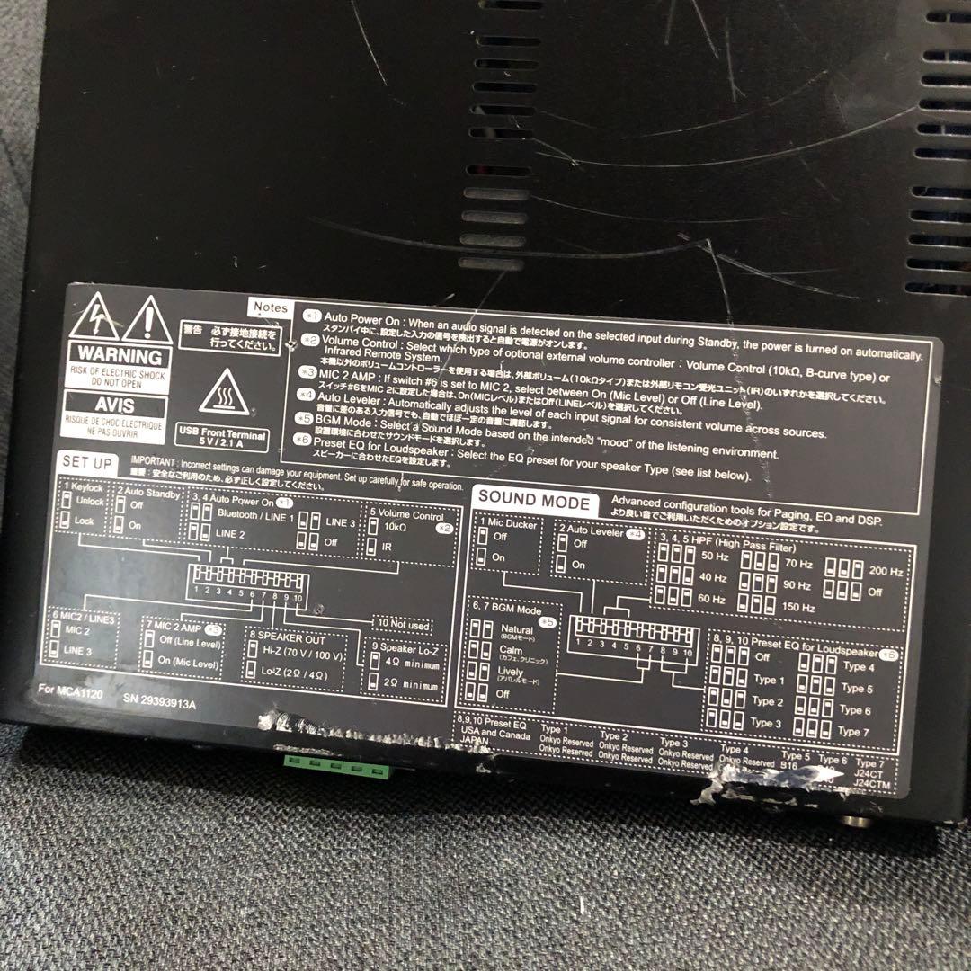 【美品】 ONKYO MCA-1170 アンプ