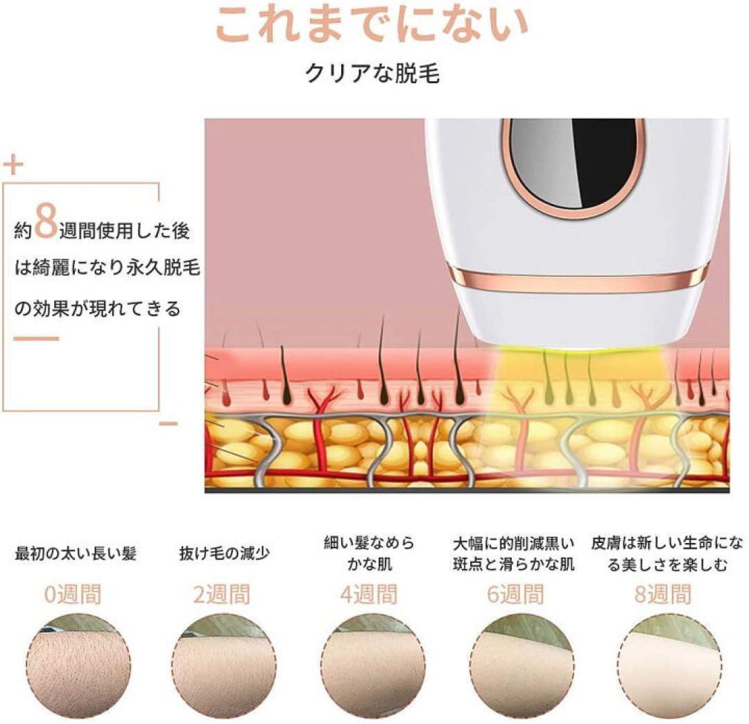 特別価格♥️脱毛器 サロン品質 光脱毛器 男女兼用 美肌機能 顔 全身 vio