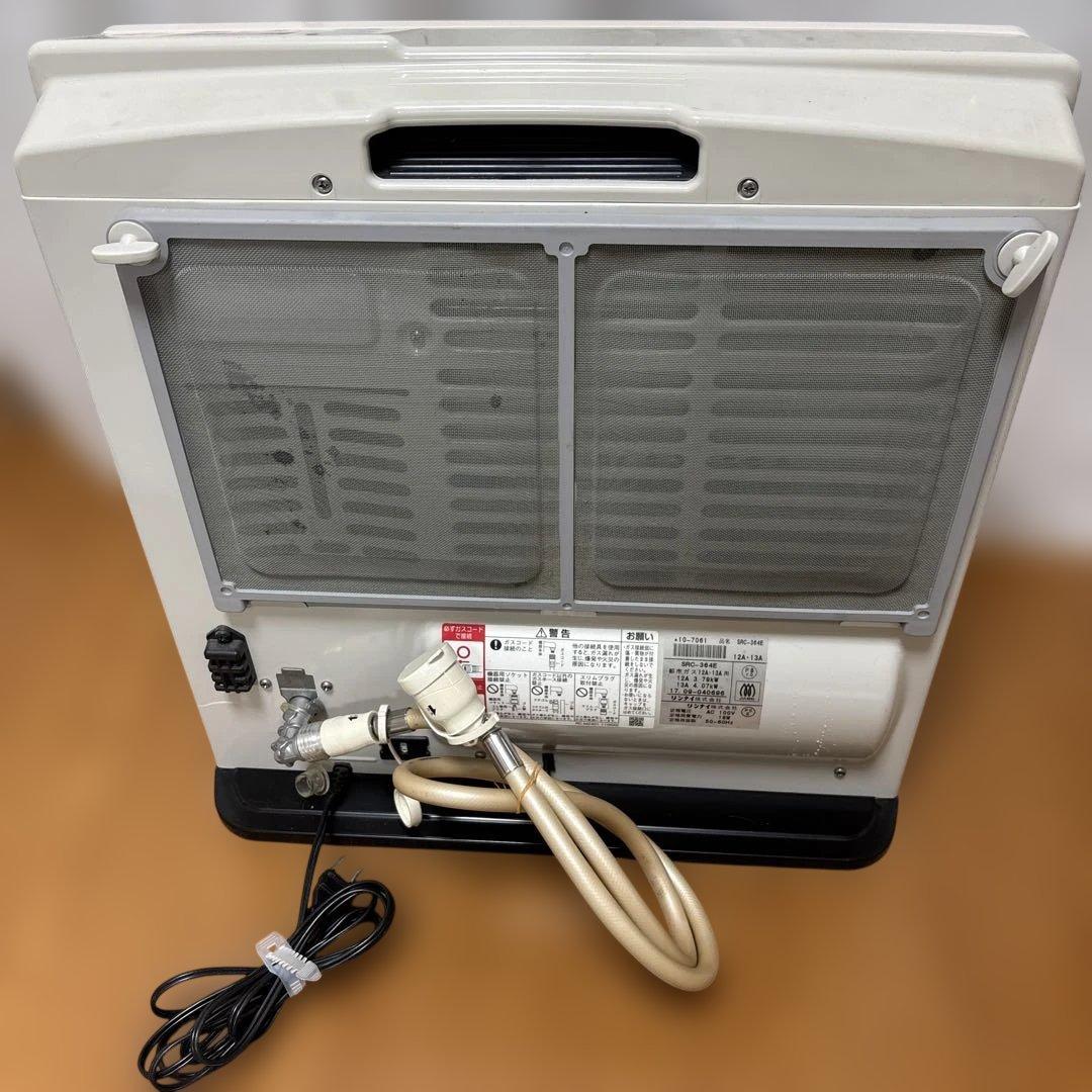 Rinnai SRC-364E ガスファンヒーター　ガスホース付き　動作確認済