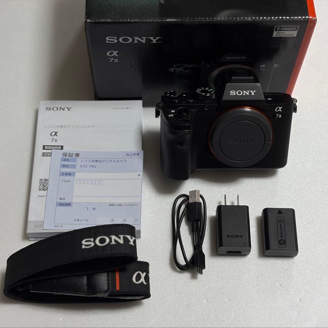 シャッター数 3759 SONY α7 ii ミラーレス一眼　ILCE-7M2