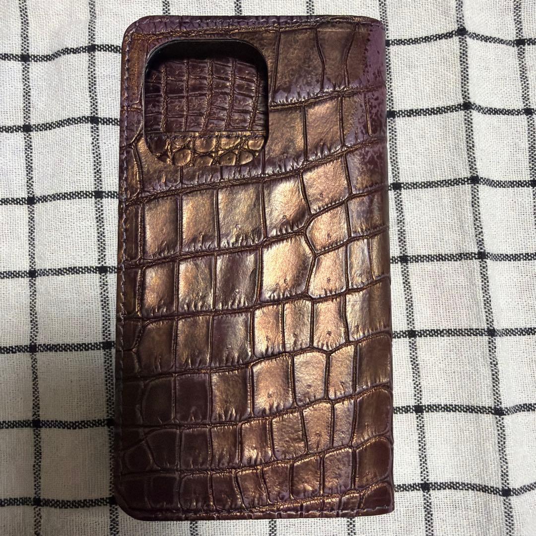 オリジナルパースナカムラ　クロコダイルiPhone15Proケース