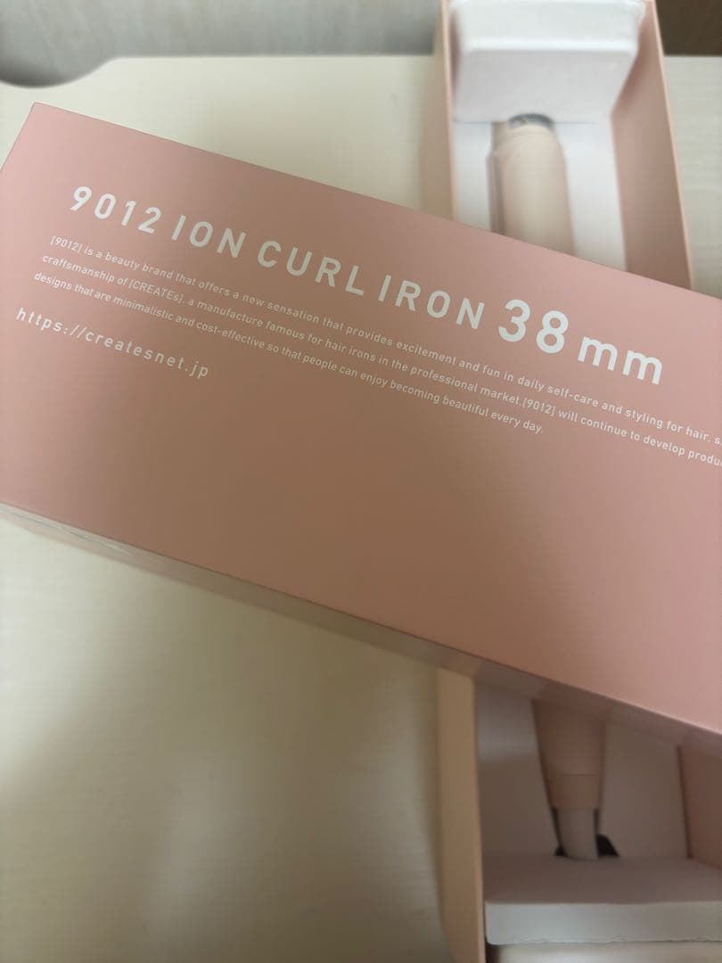9012 ION CURL IRON 38mm ピンク