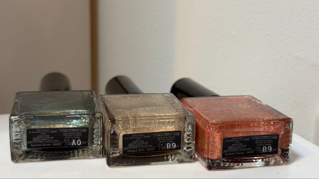 ADDICTION ネイルカラー 6本セット 限定　ネイルポリッシュ まとめ売り
