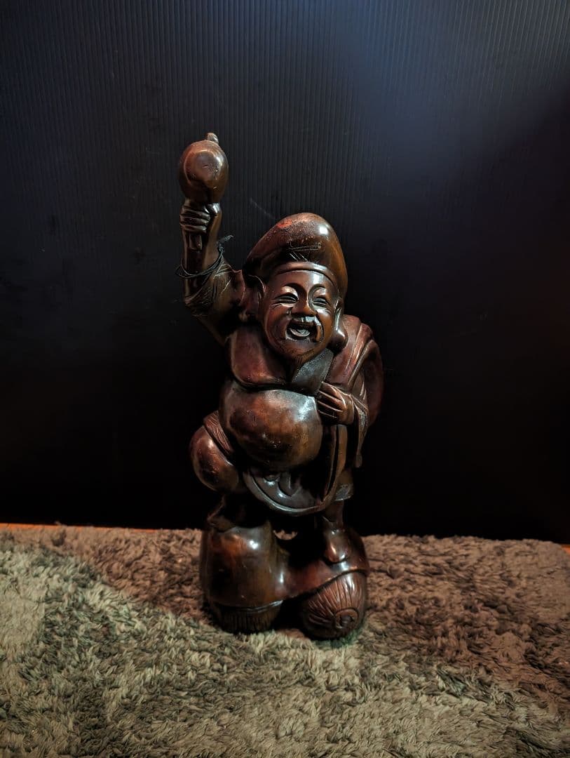 木製大黒様、時代物