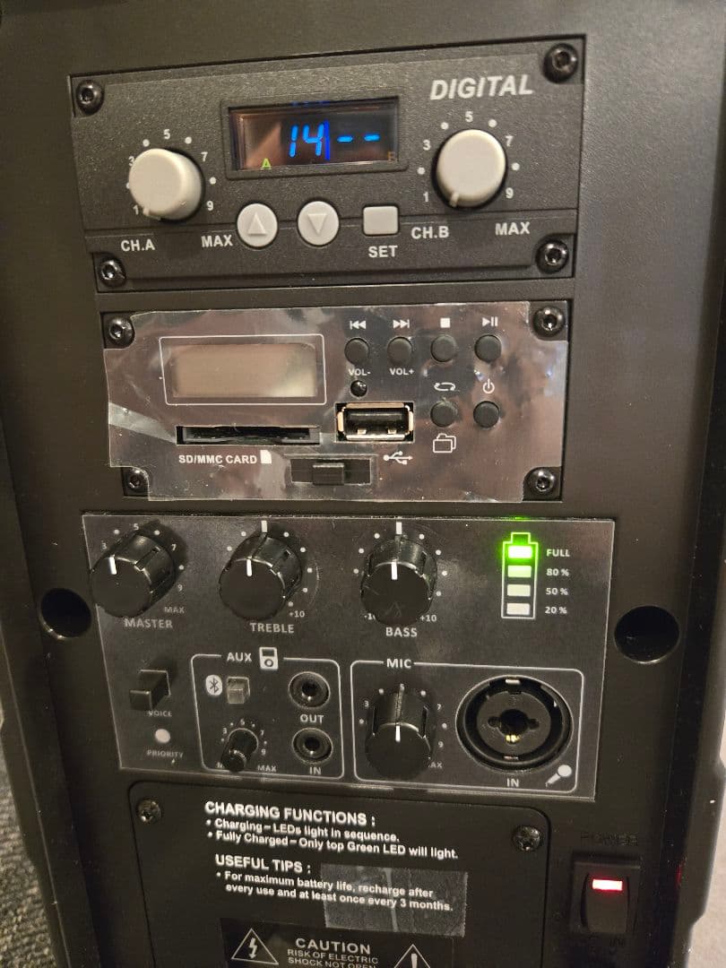 【okayo】ワイヤレスポータブルサウンドシステムスピーカーGPA-680DU