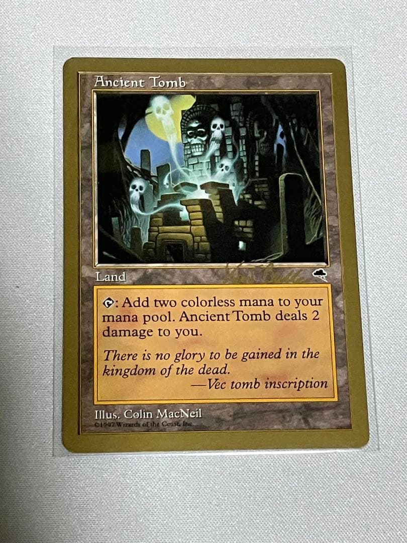 MTG 古の墳墓 金枠 Ancient Tomb