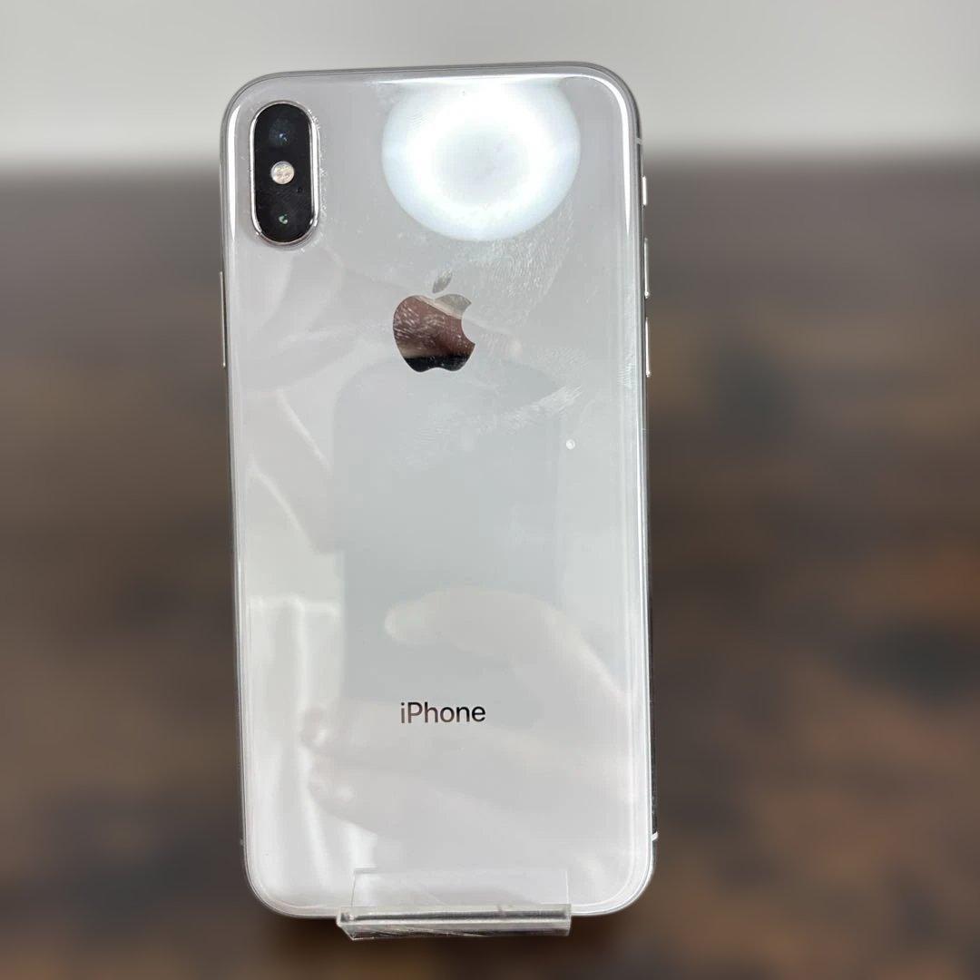 Apple iPhone X 256GB 本体　ガラスシート　ケース付