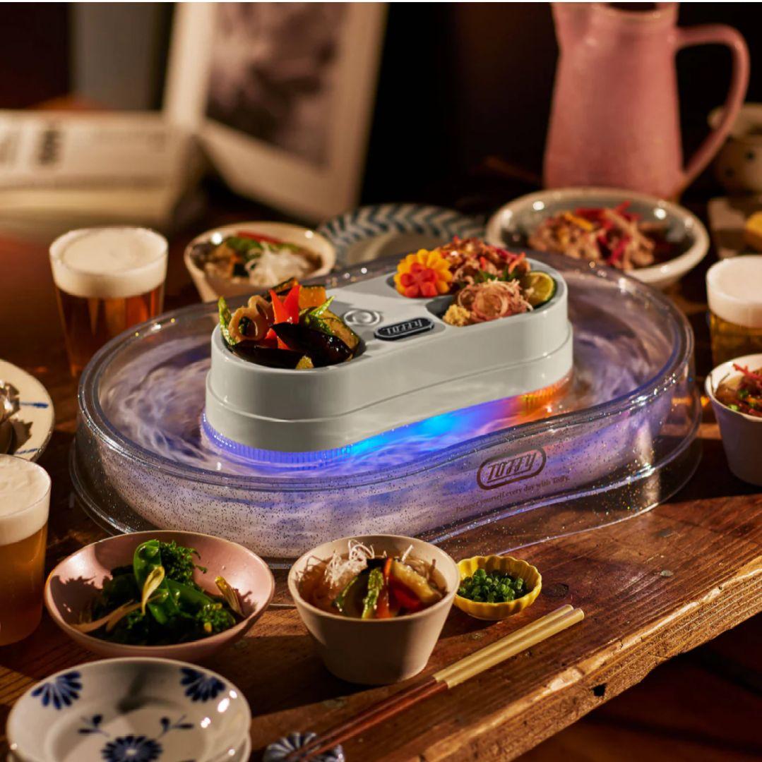 TOFFY きらきら 流しそうめん器 LEDライト付き 　乾電池式コードレス