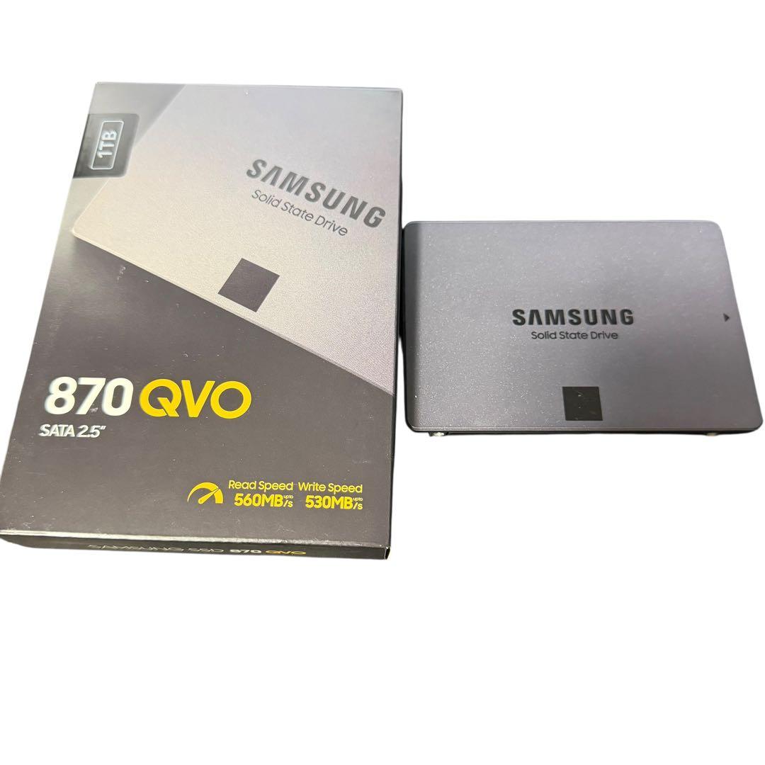 【動作確認OK】Samsung 870 QVO 1TB SSD