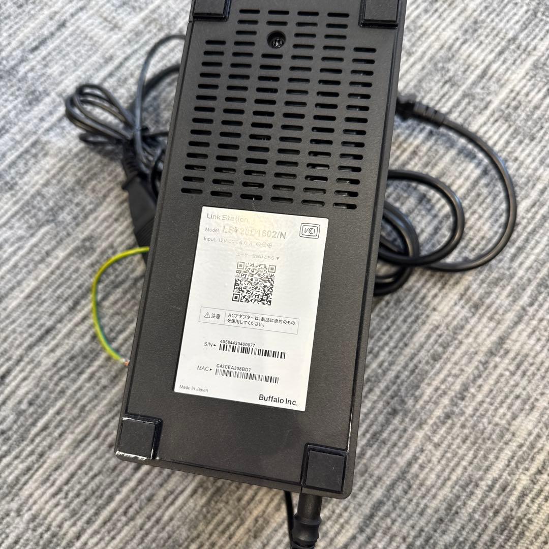 外付けハードディスク・ドライブ BUFFALO NAS LinkStation LS720d1602/n