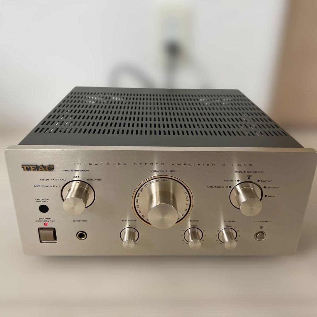 【美品】TEAC A-H500 プリメインアンプ 取扱説明書付き