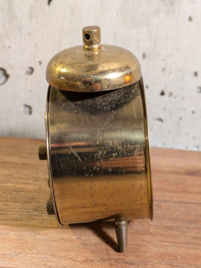 【激レア完動品】 フランス 総メタル ゼンマイ式 アンティーク時計 26-k