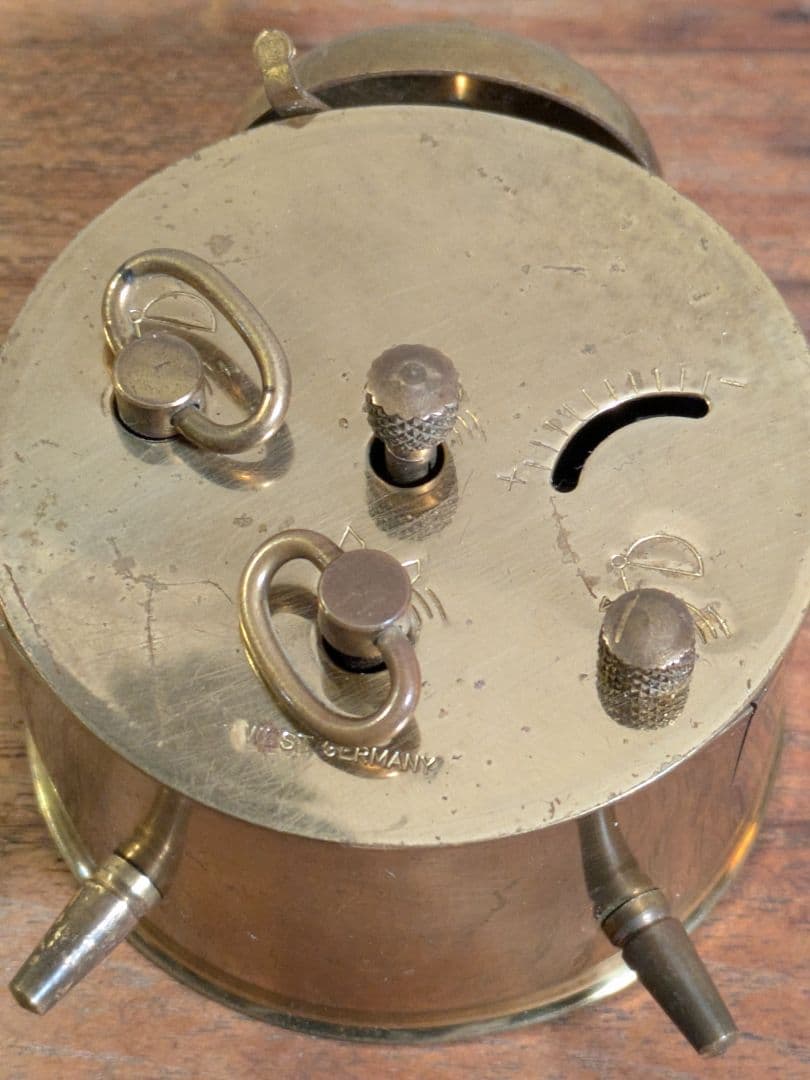 【激レア完動品】 フランス 総メタル ゼンマイ式 アンティーク時計 26-k