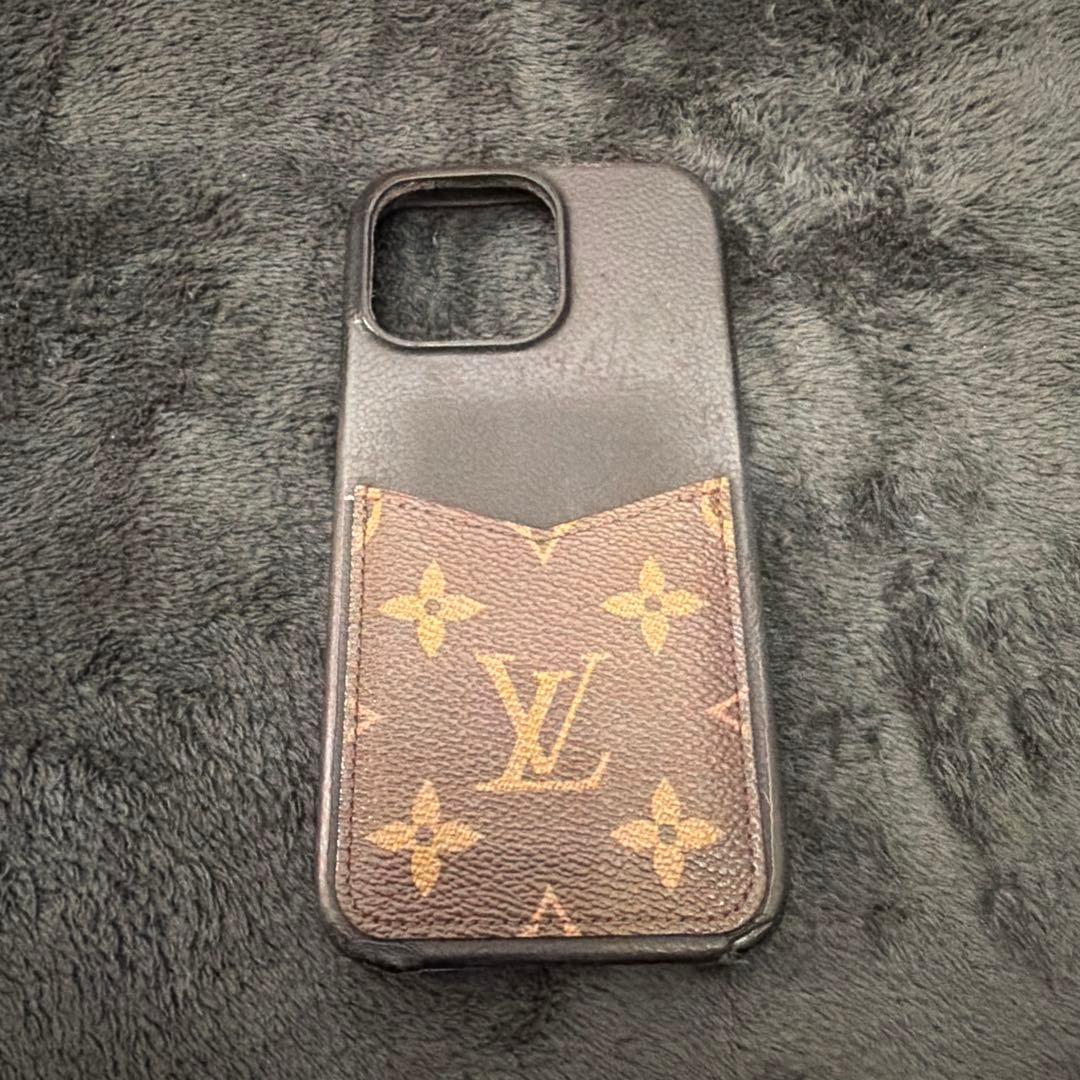 LOUIS VUITTON レザー iPhone15promaxケース