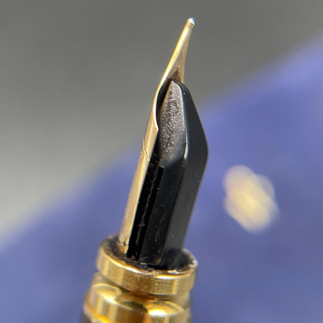 ・Waterman 18k Ideal 万年筆 ボールペン ケース付き