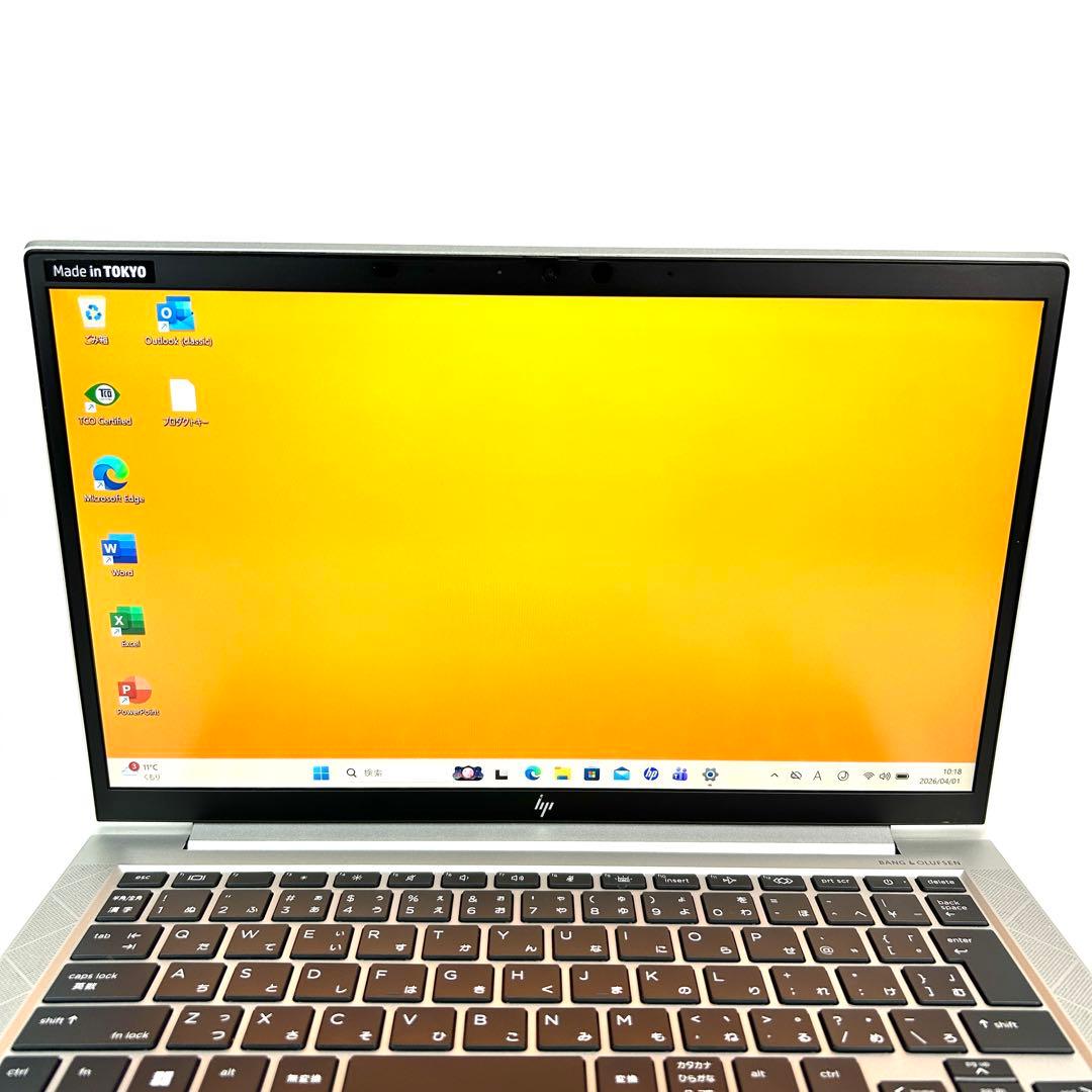 HP 830G8 i7 512GB 16GB 第11世代 Office 13型