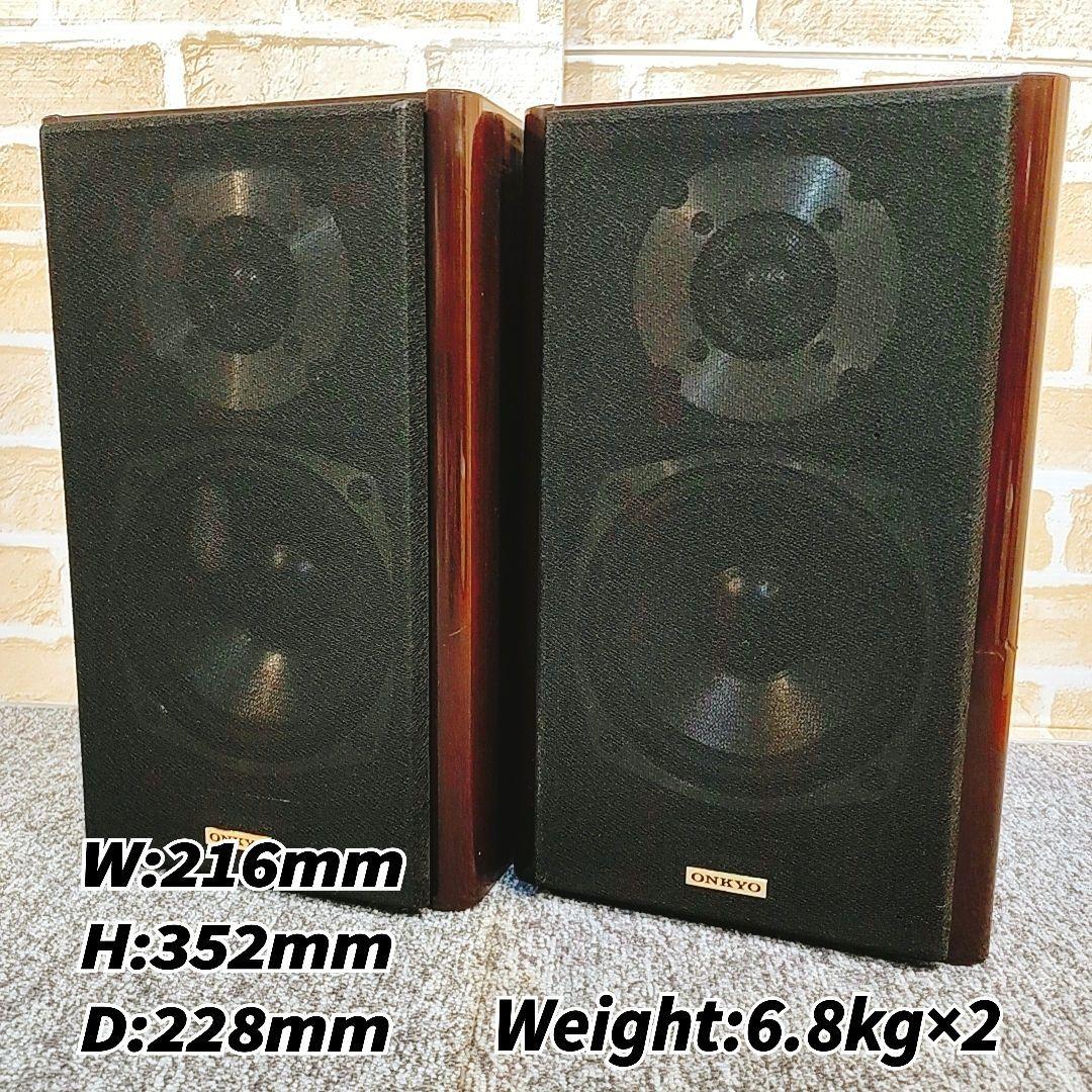 銘機 高音質 ONKYO D-200ii エッジ交換済 音出し確認済 オンキョー