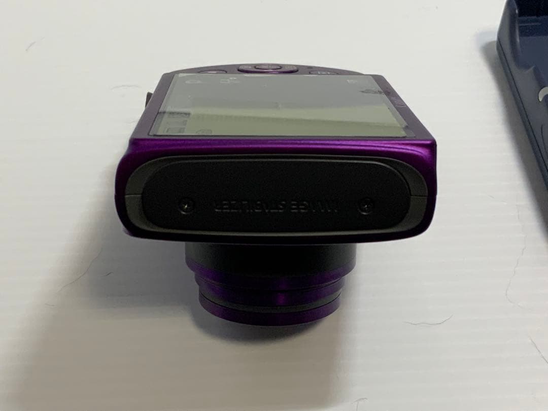 Canon IXY パープル コンパクトデジタルカメラ 本体と充電器付き