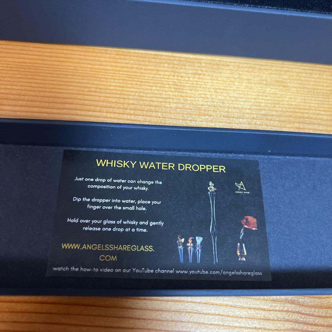 WHISKY WATER DROPPER ウイスキー ANGELS SHARE
